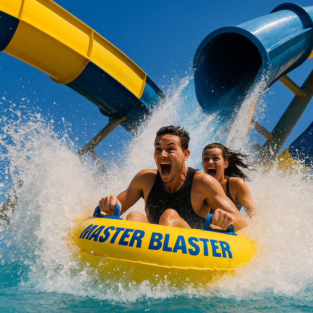 Master Blasters water coaster