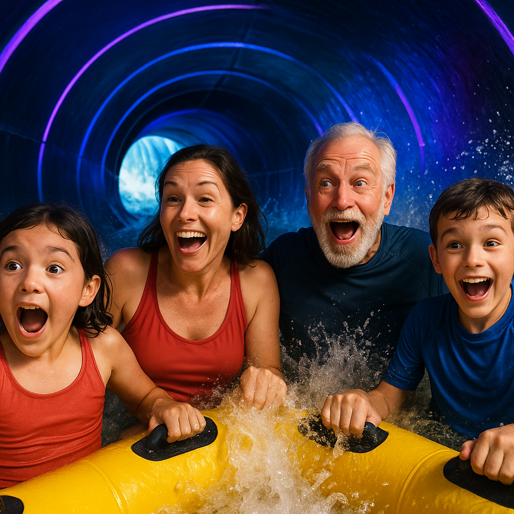 Burj Surj family raft ride
